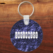 Kohlefaser - Vorlage Schlüsselanhänger (Vorderseite)