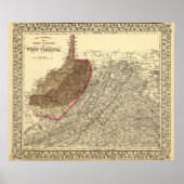 Kohlefelder in West-Virginia Poster (Vorne)