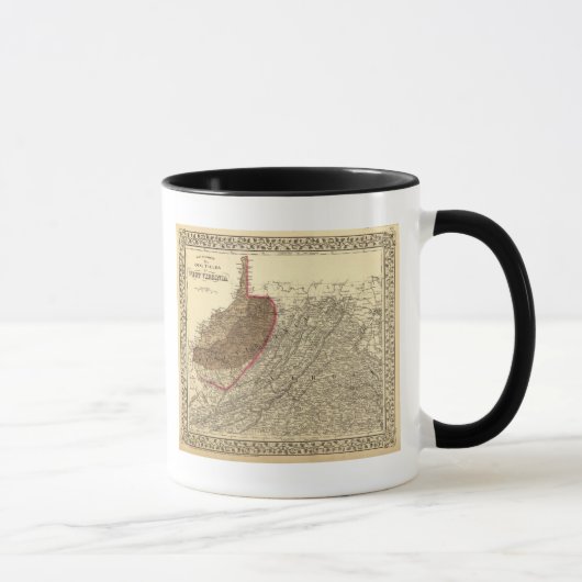 Kohlefelder in West Virginia Tasse (Rechts)