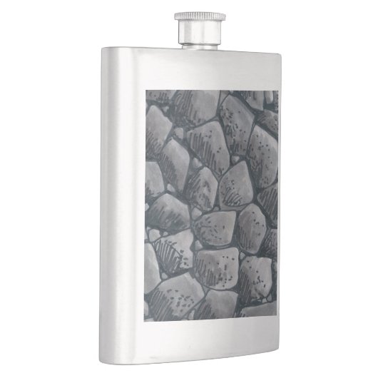 Kohleflasche Flachmann (Rechts)