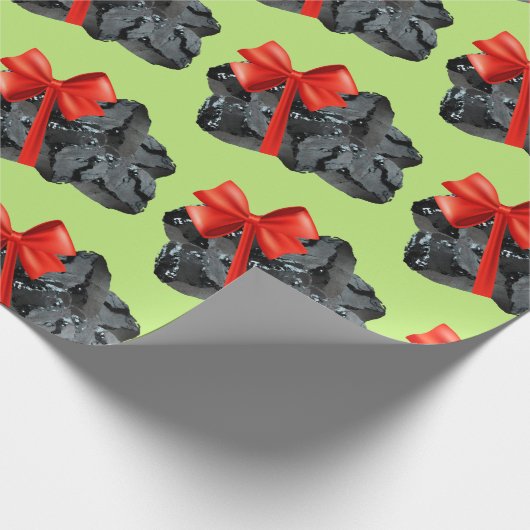 Kohleklumpen Geschenkpapier (Ecke)