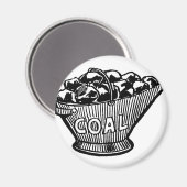 Kohlekorb Magnet (Vorderseite/Rückseite)