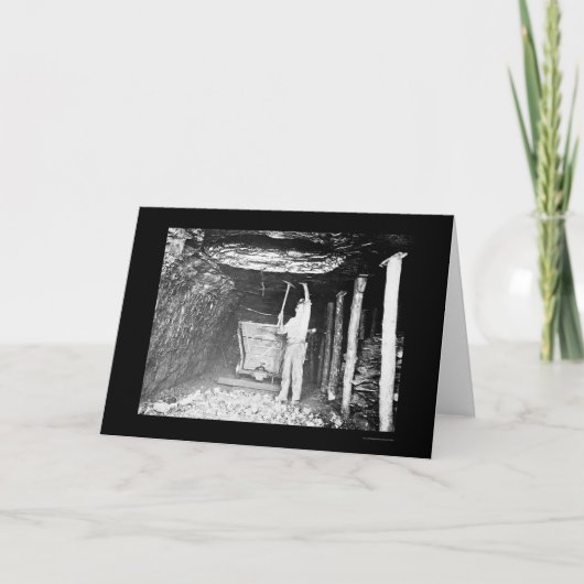 Kohlen-Bergmann 1910 Karte (Vorderseite)