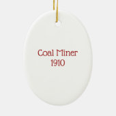 Kohlen-Bergmann 1910 Keramik Ornament (Hinten)