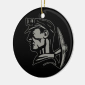 KOHLEN-BERGMANN KERAMIKORNAMENT (Links)