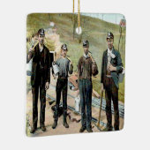 Kohlen-Bergmänner 1910 Keramikornament (Rechts)