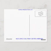 KOHLENBAHN POSTKARTE (Rückseite)