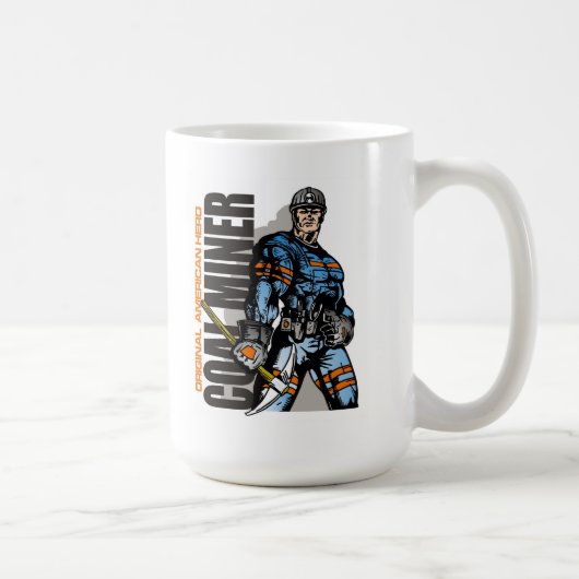Kohlenbergarbeiter Kaffeetasse (Rechts)