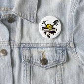 Kohlenbergmann-Hutschaufelspaten-Hackenrolle Button (Beispiel)