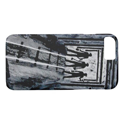 Kohlenbergmänner bei der Arbeit Case-Mate iPhone Hülle (Rückseite (Horizontal))