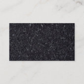 Kohlenbeschaffenheit Visitenkarte (Rückseite)