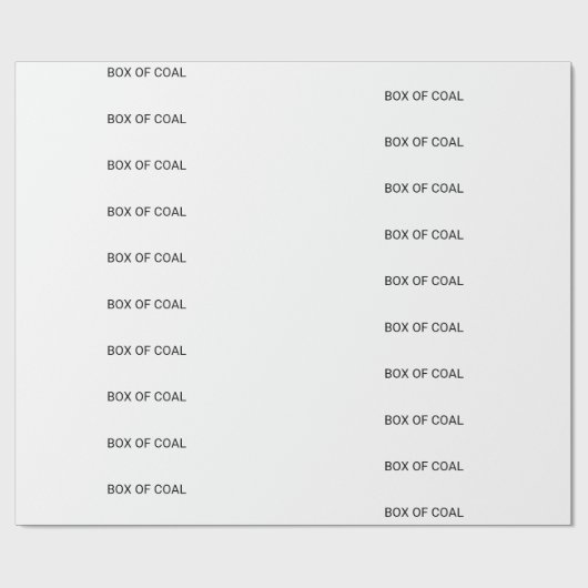 KOHLENBOX GESCHENKPAPIER (Flach)