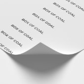 KOHLENBOX GESCHENKPAPIER (Ecke)