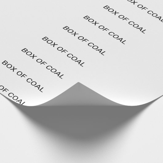 KOHLENBOX GESCHENKPAPIER (Ecke)