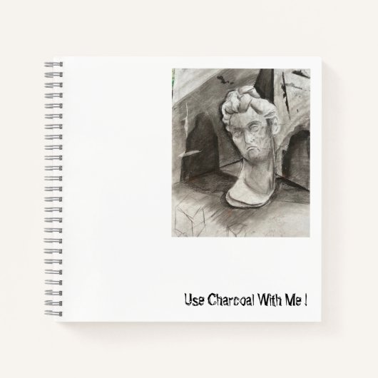 Kohlenfaser Notizblock (Vorderseite)