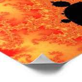 Kohlenfeuerplakat Poster (Ecke)