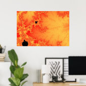 Kohlenfeuerplakat Poster (Heimbüro)