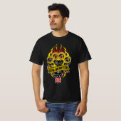 KOHLENHERZIG mit Messingknöcheln T-Shirt (Vorne ganz)