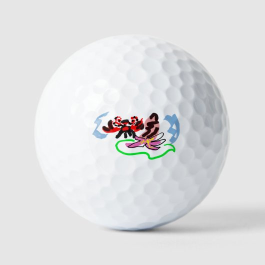 Kohlenhydrat Sommer Spaß spielen Golfball (Vorderseite)
