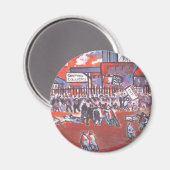 KOHLENMINERS STRIKE CIRCA 1984 MAGNET (Vorderseite/Rückseite)