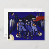 KOHLENMINIEREN POSTKARTE (Vorne/Hinten)