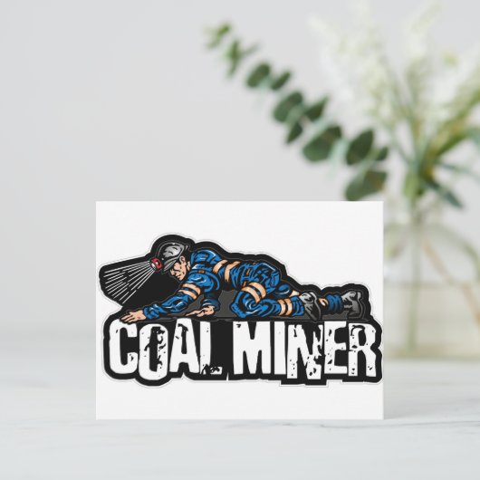 KOHLENMINIERUNG POSTKARTE (Stehend Vorderseite)