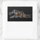 KOHLENMINIERUNG RECHTECKIGER AUFKLEBER (Tasche)