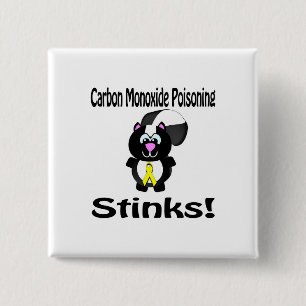Kohlenmonoxidvergiftung stinkt Skunk Bewusstsein D Button