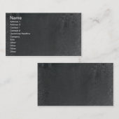 Kohlenstaub Visitenkarte (Vorne/Hinten)