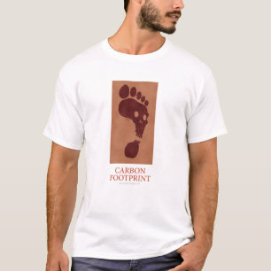 Kohlenstoff-Abdruck-Shirt T-Shirt