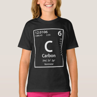 Kohlenstoff-Element (weiß) T-Shirt