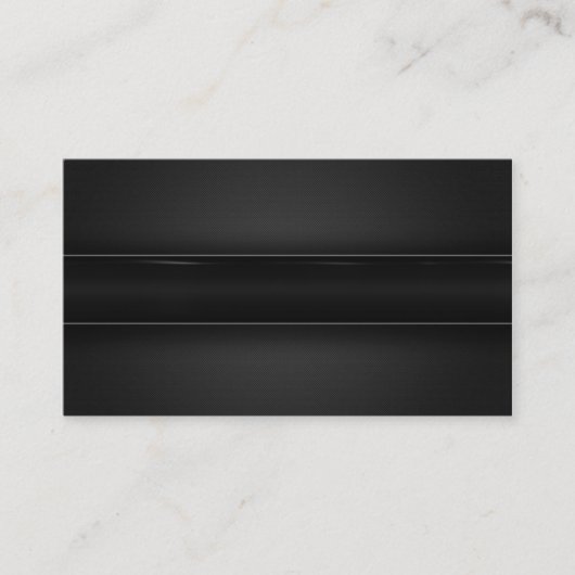 Kohlenstoff-Fahnenkarte Visitenkarte (Vorderseite)