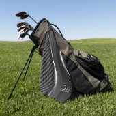 Kohlenstoff-Faser 3 Golfhandtuch (Gras)