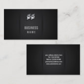 Kohlenstoff-Faser-Effekt-Logo-Visitenkarte Visitenkarte (Vorne/Hinten)