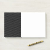 Kohlenstoff-Faser-Hauptstadt Post-it Klebezettel (Auf Schreibtisch)