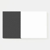 Kohlenstoff-Faser-Hauptstadt Post-it Klebezettel (Vorderseite)