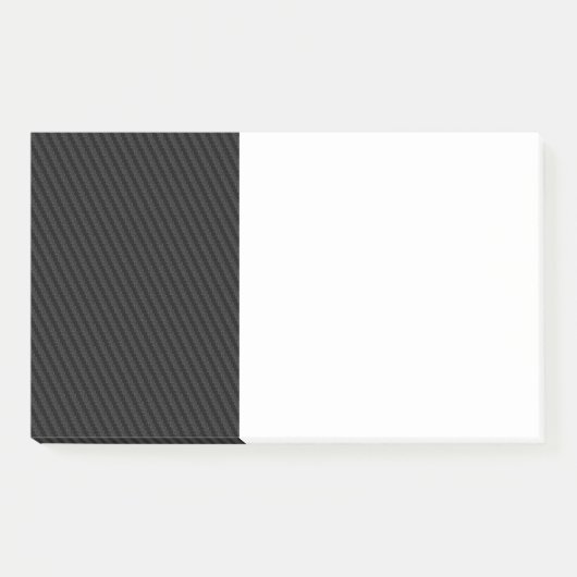 Kohlenstoff-Faser-Hauptstadt Post-it Klebezettel (Vorderseite)