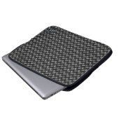 Kohlenstoff-Faser-Laptop-Hülse Laptopschutzhülle (Vorne Knopf)