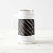 Kohlenstoff-Faser-Material Bierglas (Vorderseite Links)