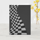 Kohlenstoff-Faser wie das Laufen des Karte (Gelbe Blume)