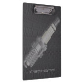 Kohlenstoff-Faser-Zündkerze-Auto-Mechaniker Klemmbrett (Rechts)