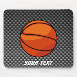 Kohlenstoff-Faserblick Basketball Mousepad