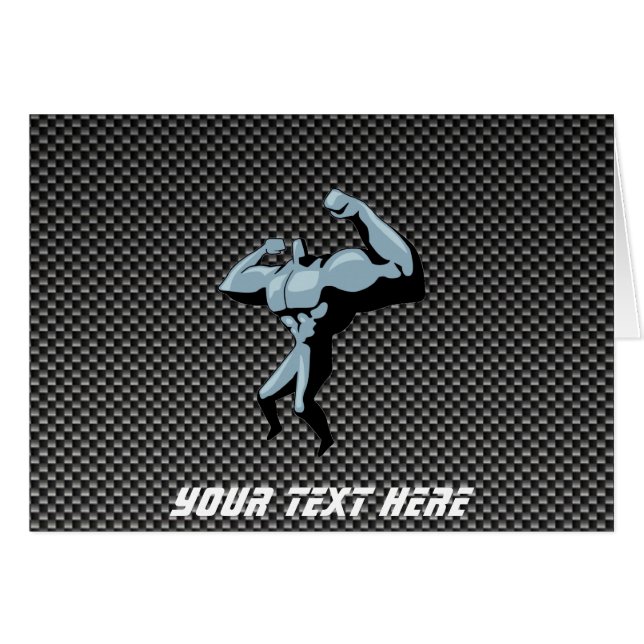 Kohlenstoff-Faserblick Bodybuilder (Vorderseite (Horizontal))