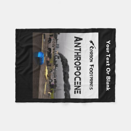 Kohlenstoff-Fußabdrücke - Anthropozän Fleecedecke (Vorderseite (Horizontal))