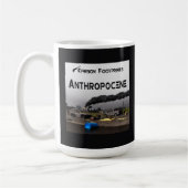 Kohlenstoff-Fußabdrücke - Anthropozän Kaffeetasse (Links)