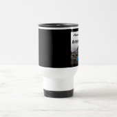 Kohlenstoff-Fußabdrücke - Anthropozän Reisebecher (Mittel)