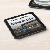 Kohlenstoff-Fußabdrücke - Anthropozän Untersetzer (Linke Seite)