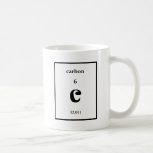 Kohlenstoff Kaffeetasse