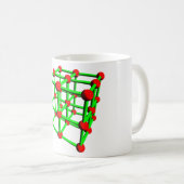 Kohlenstoff-Molekül-Tasse Kaffeetasse (VorderseiteRechts)