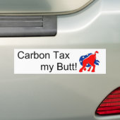 Kohlenstoff-Steuer mein Hintern Autoaufkleber (Auf Auto)